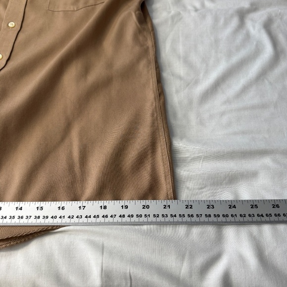 Joseph Abboud Men's Regular Fit Long Sleeve Button Up Shirt Caramel 15.5 - 32/33 - Picture 11 of 12